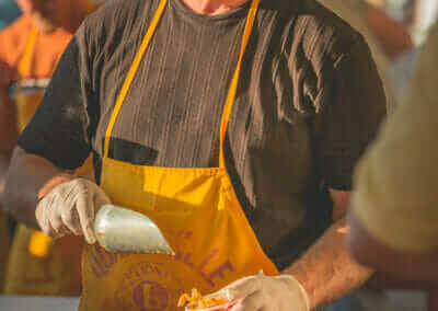 Serving French Fries