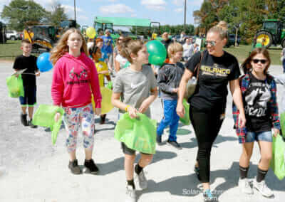 Students Walking at Fair