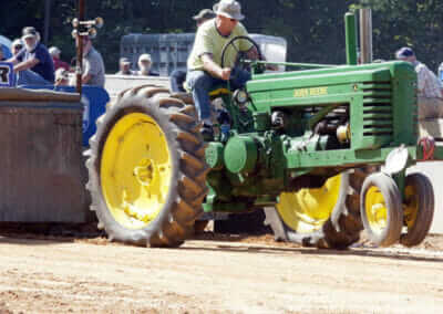 Green Tractor in Tractor Pull