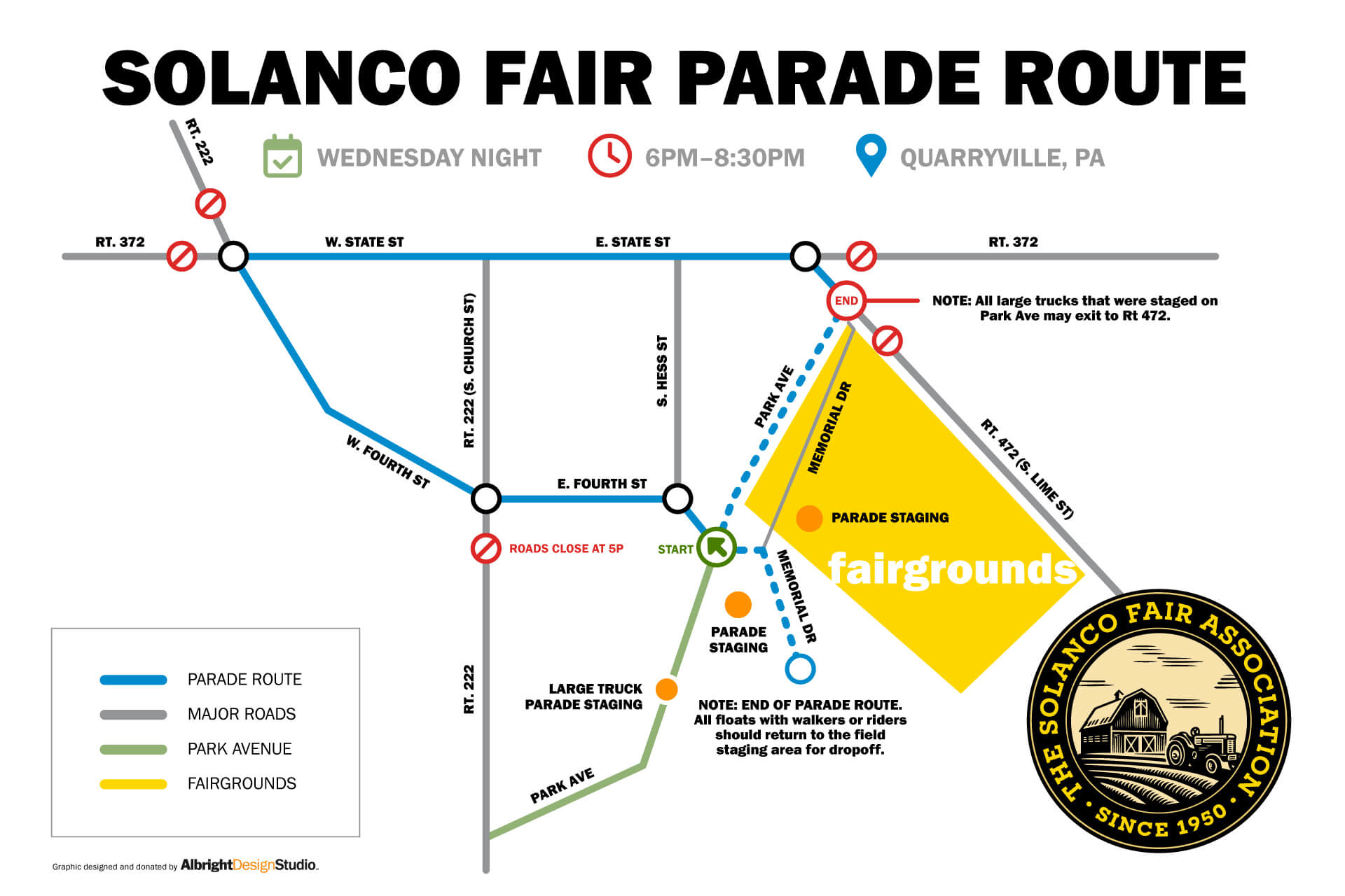 Solanco Parade Route